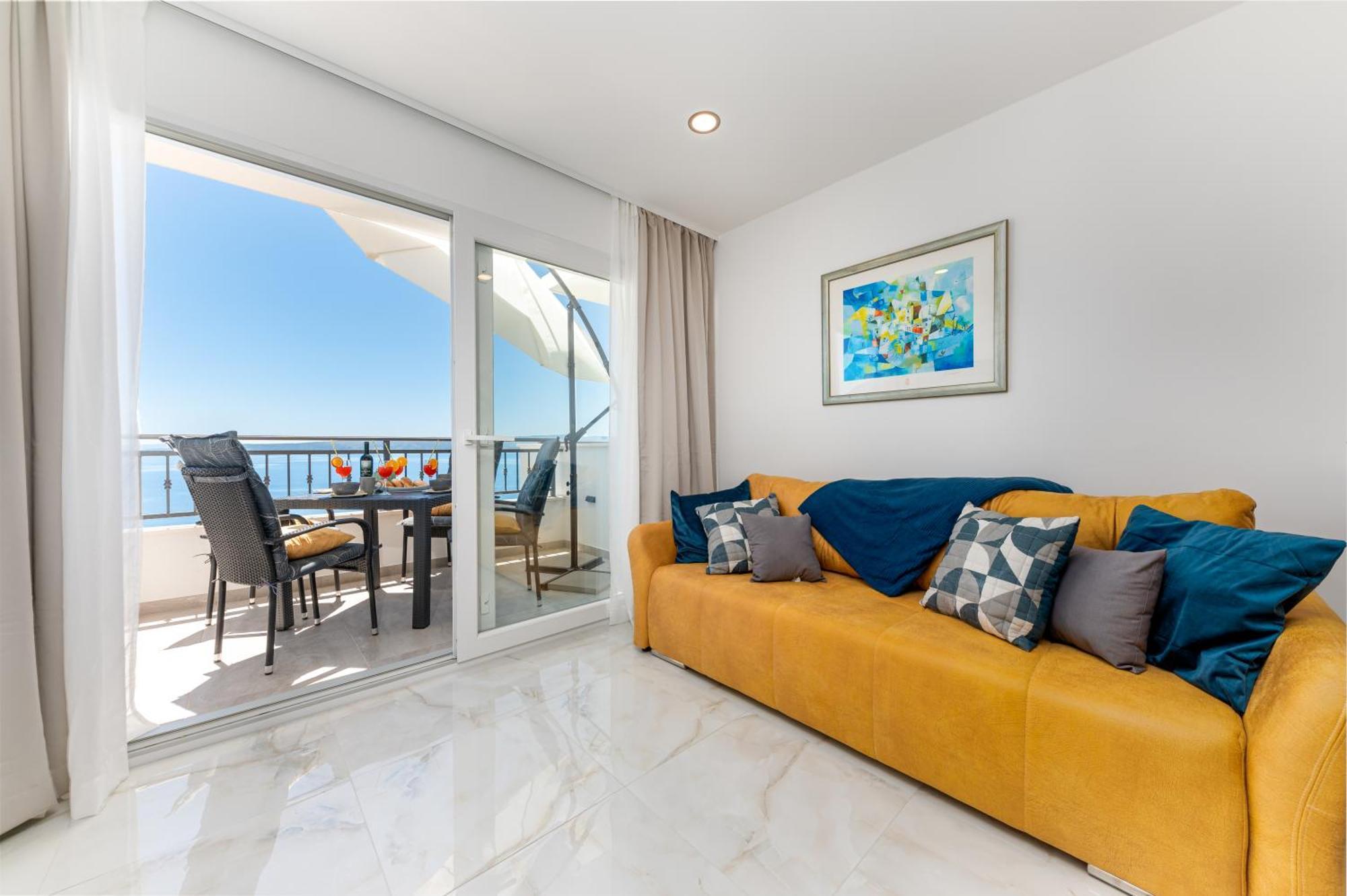 Seaview Apartments Nives Brela Luaran gambar