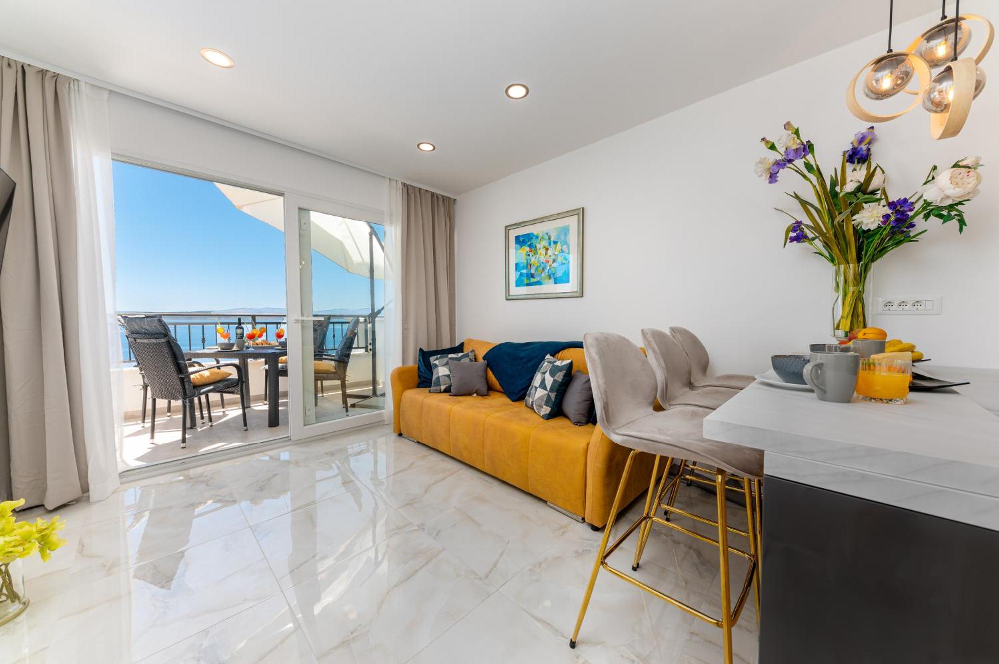 Seaview Apartments Nives Brela Luaran gambar