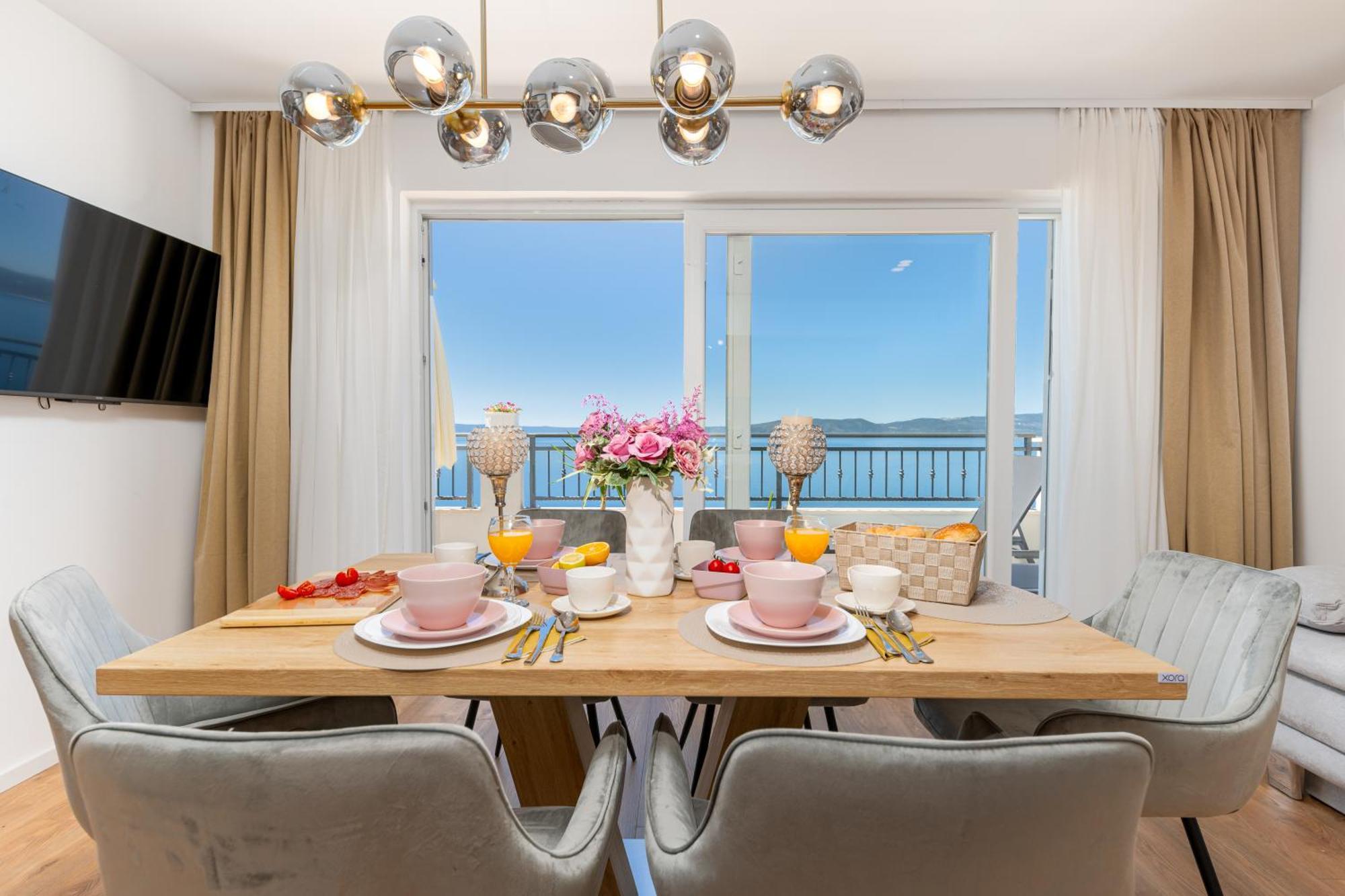 Seaview Apartments Nives Brela Luaran gambar