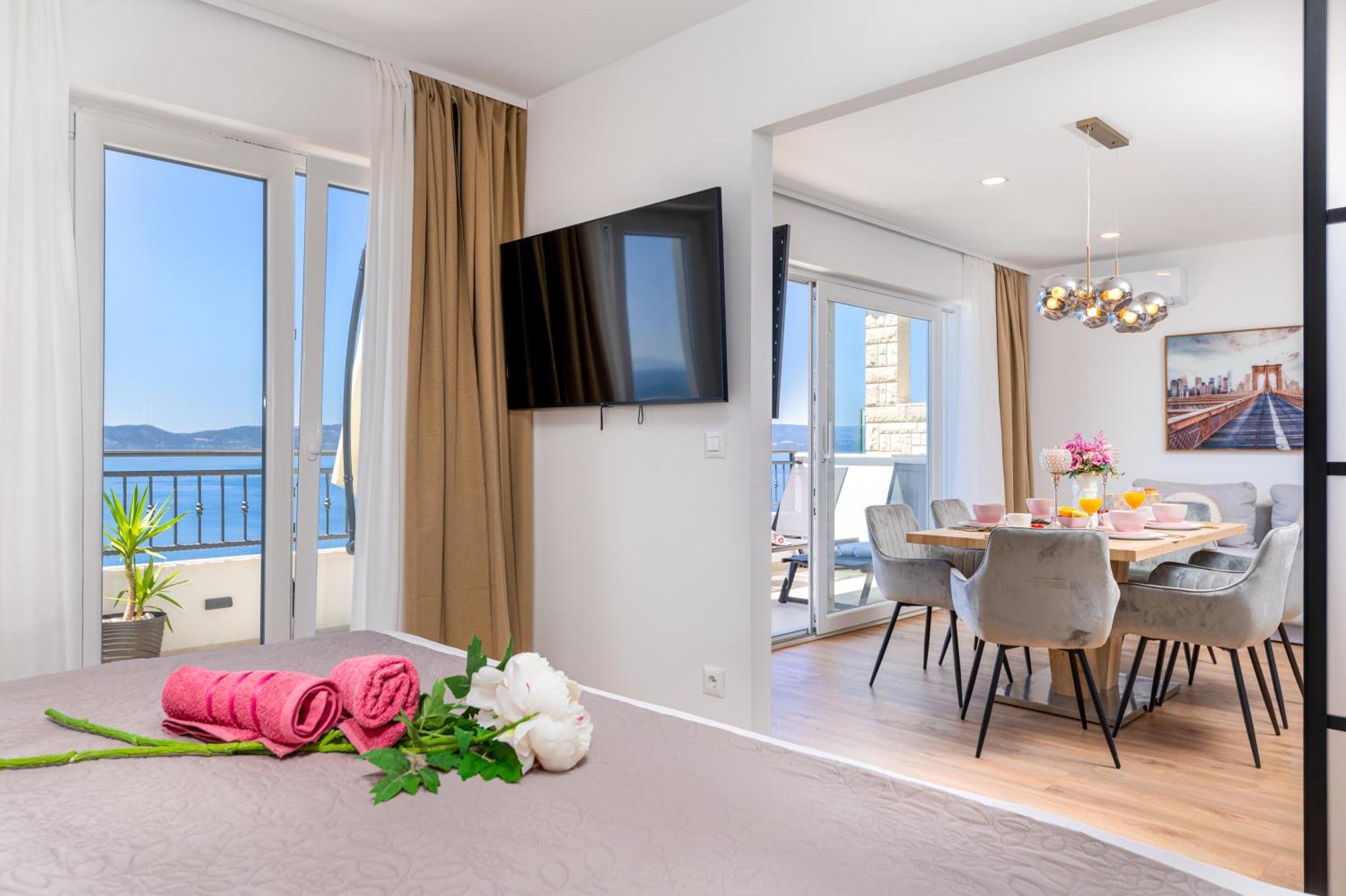 Seaview Apartments Nives Brela Luaran gambar